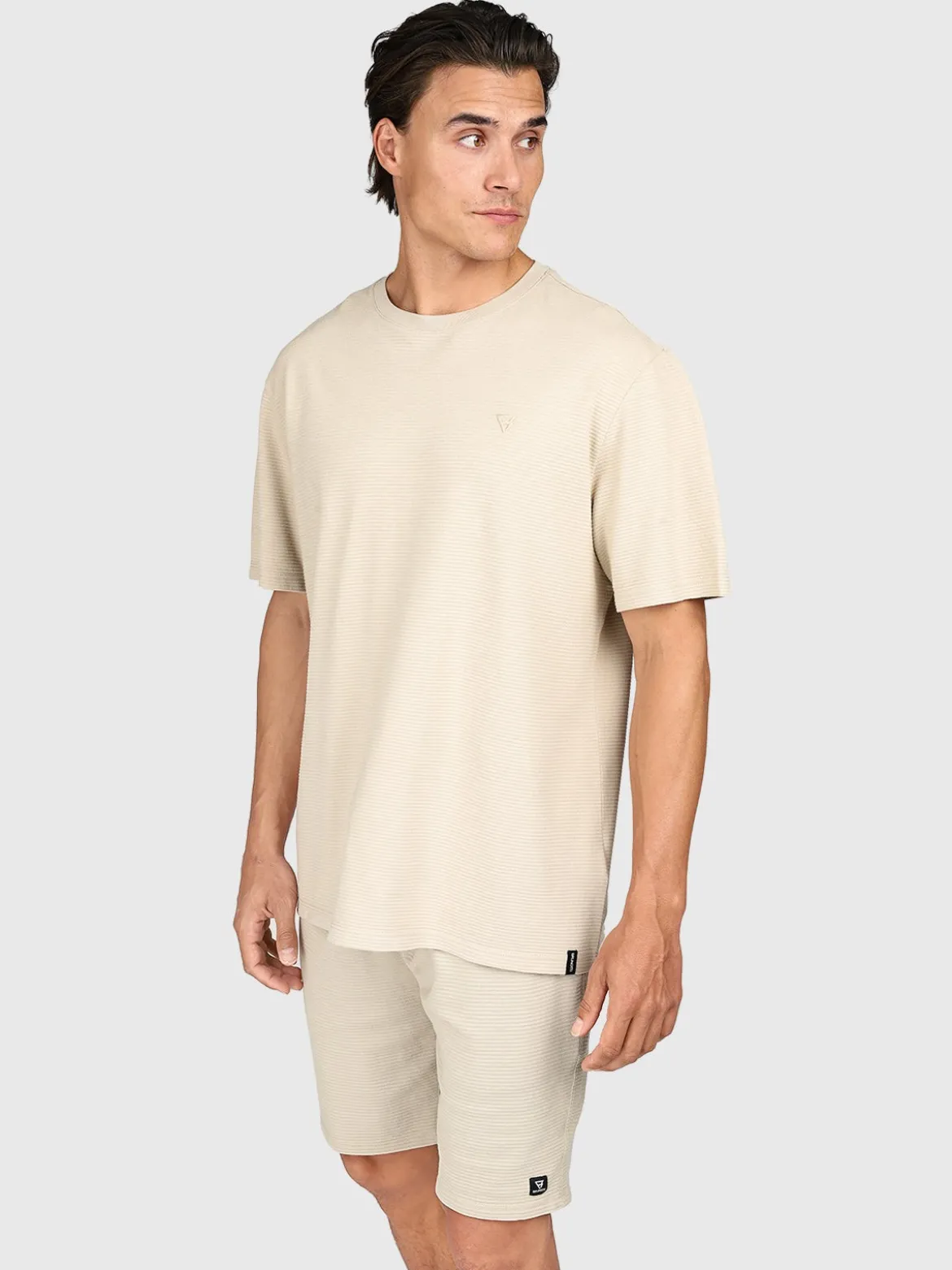 Dozan Heren T-shirt | Feather Grey