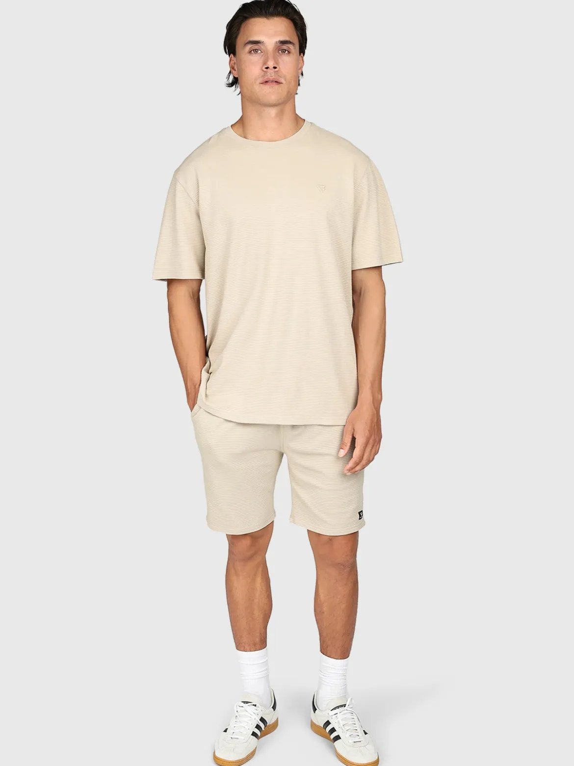 Dozan Heren T-shirt | Feather Grey