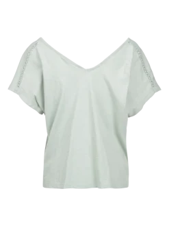 Duya Dames T-shirt | Aqua Grey