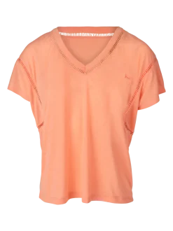 Duya Women T-shirt | Peach