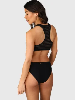 Elena Dames Sports Bikini | Black