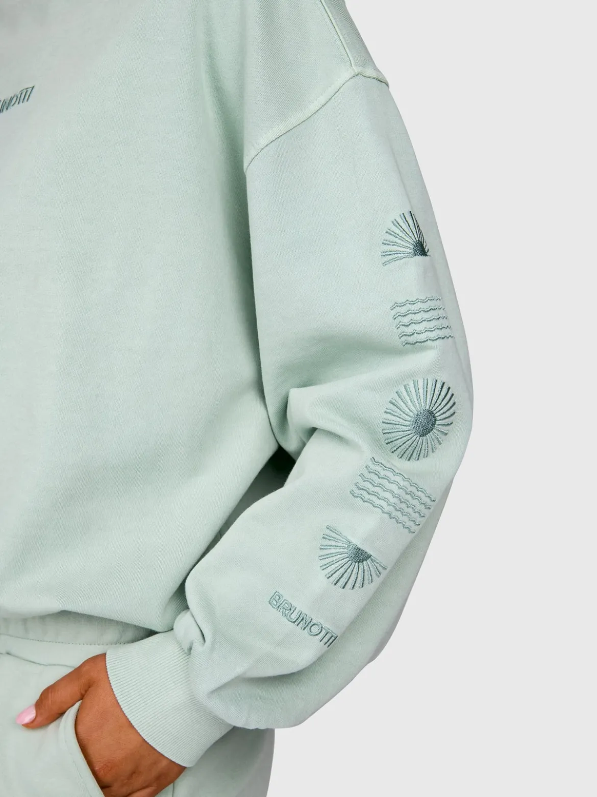 Esseries Dames Sweater | Aqua Grey