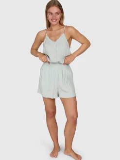 Essia Dames Shorts | Aqua Grey