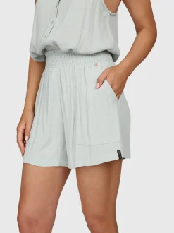 Essia Dames Shorts | Aqua Grey
