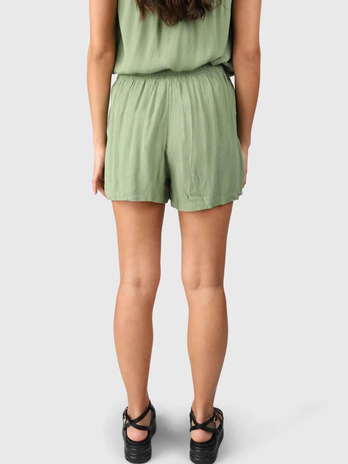 Essia Women Shorts | Eucalyptus