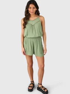 Essia Women Shorts | Eucalyptus