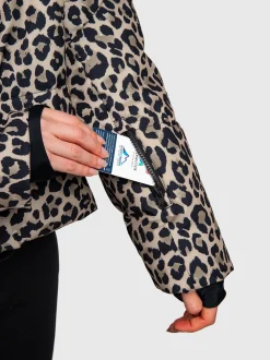 Fiaskia-Print Dames Ski Jas | Wild Thing Fungi