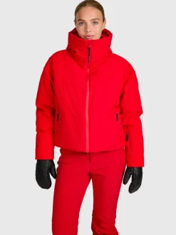 Fiaskia Women Snow Jacket | True Red