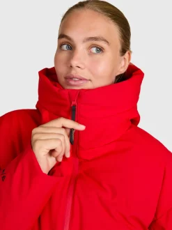 Fiaskia Women Snow Jacket | True Red