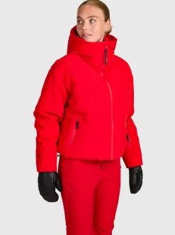 Fiaskia Women Snow Jacket | True Red