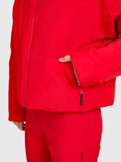 Fiaskia Women Snow Jacket | True Red