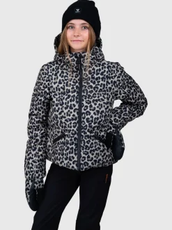 Fiasky-Print Meisjes Ski Jas | Wild Thing Fungi