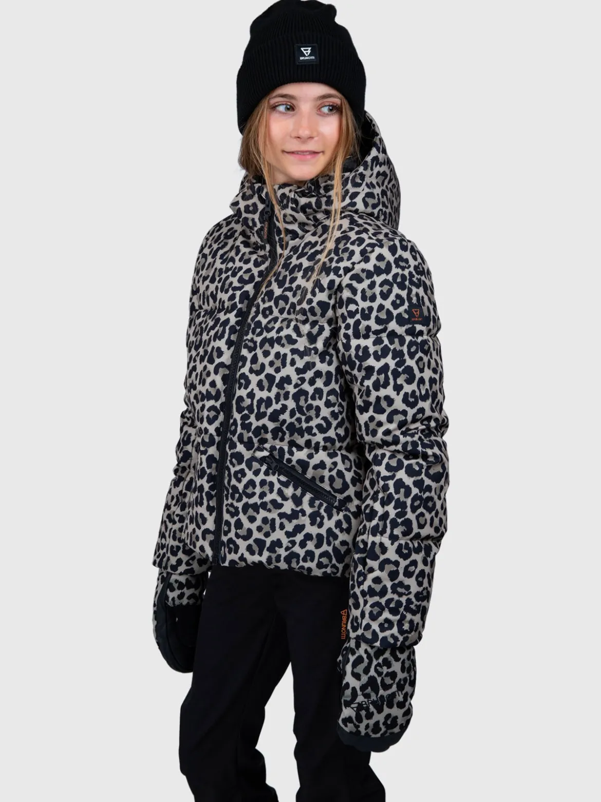 Fiasky-Print Meisjes Ski Jas | Wild Thing Fungi