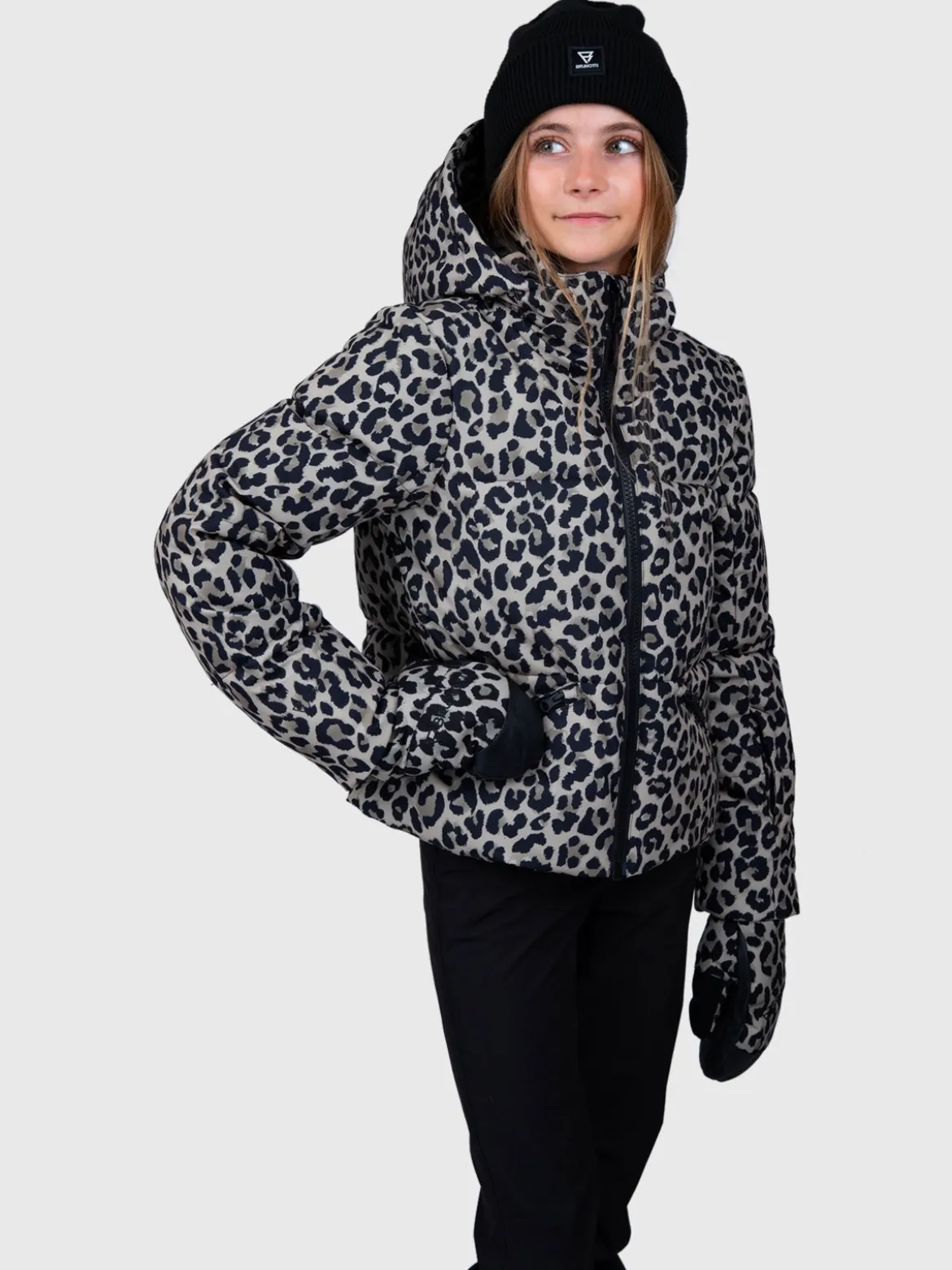 Fiasky-Print Meisjes Ski Jas | Wild Thing Fungi