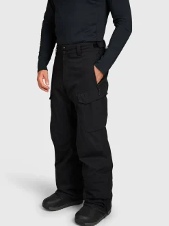 Footrail-Cargo Heren Ski Broek | Zwart