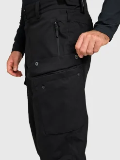 Footrail-Cargo Heren Ski Broek | Zwart