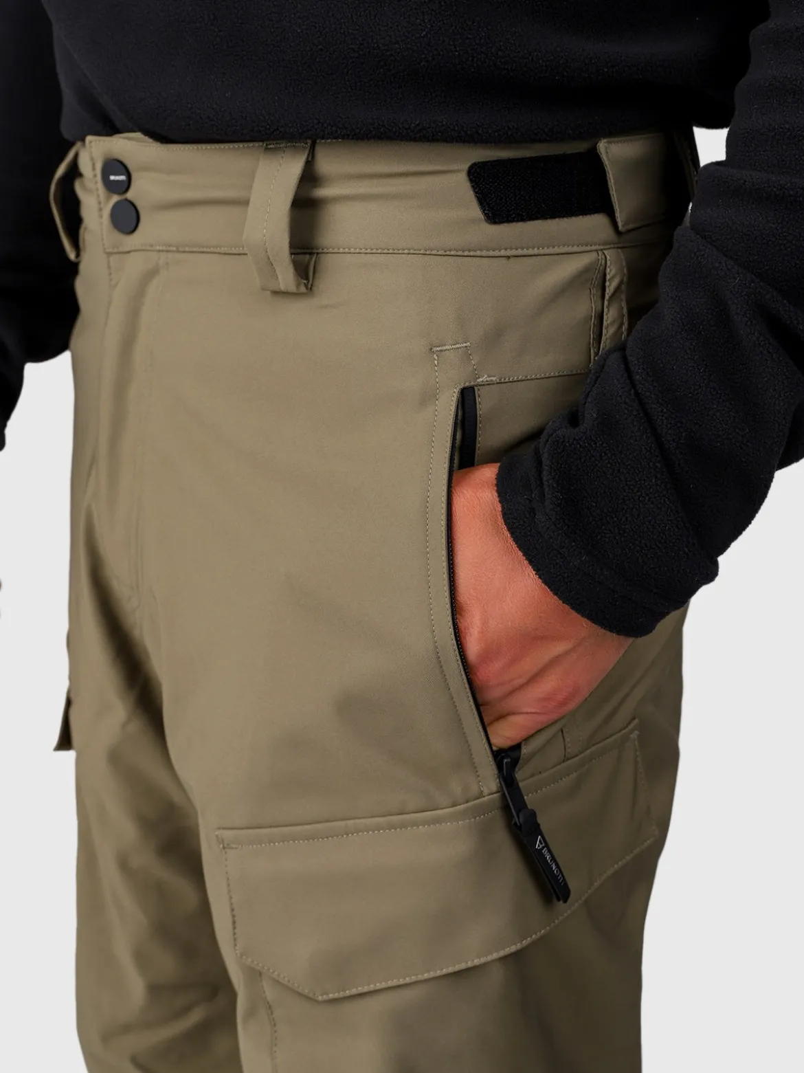 Footrail-Cargo Heren Ski Broek | Dusky Green