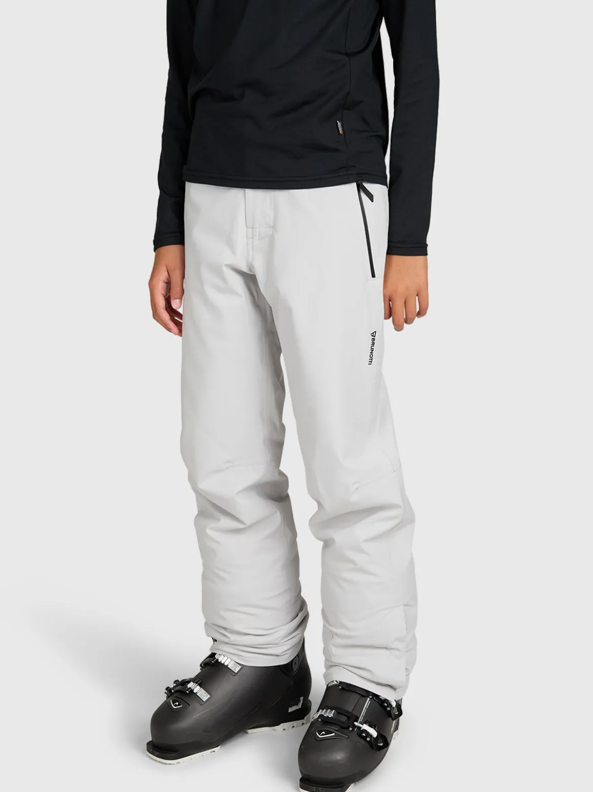 Footraily Boys Snow Pants | Soft Grey