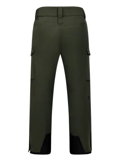 Footraily-Cargo Boys Snow Pants | Deep Green