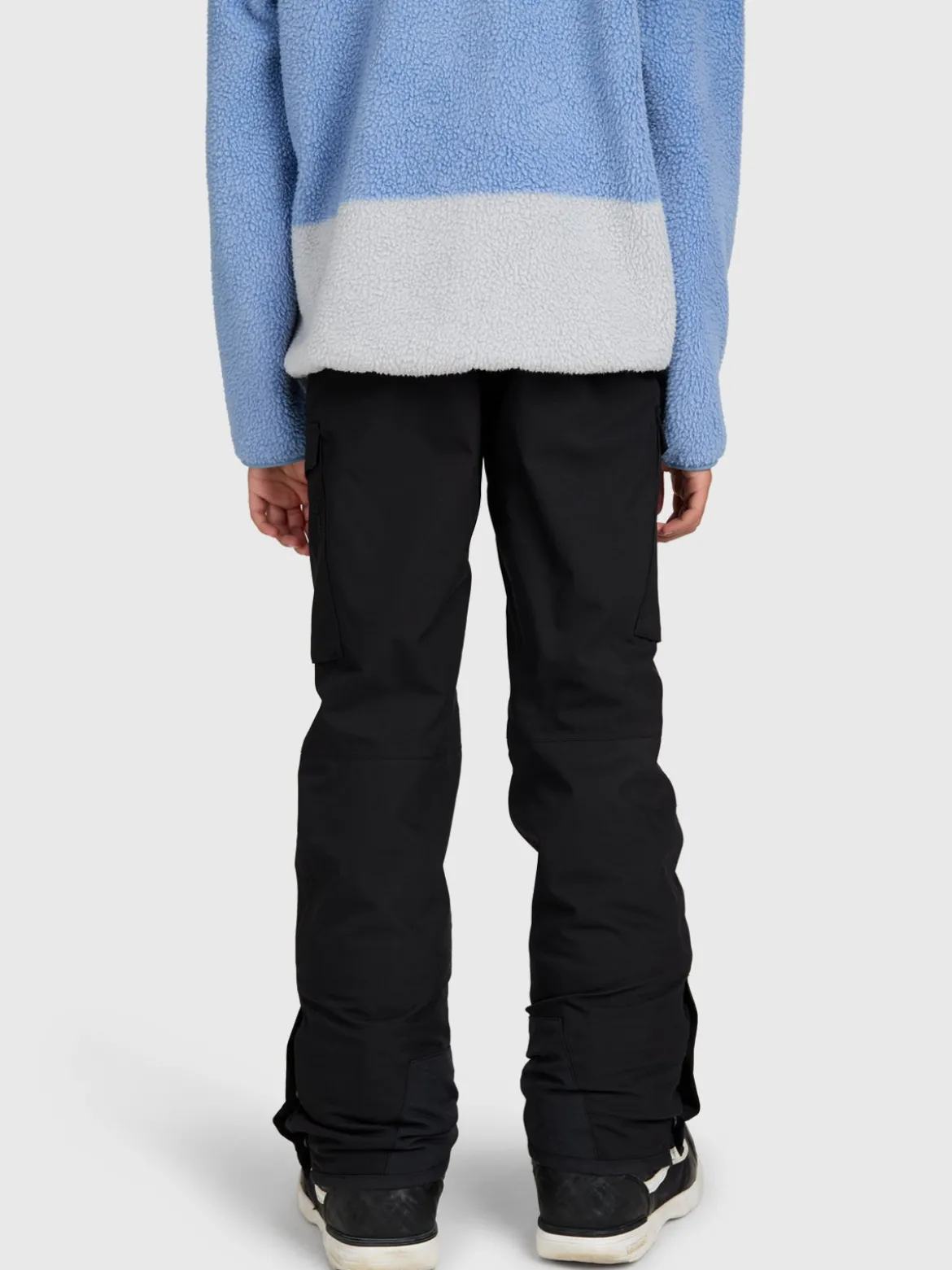 Footraily-Cargo Boys Snow Pants | Black