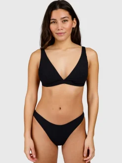 Fortelle-Rib Dames Bikini Top | Zwart
