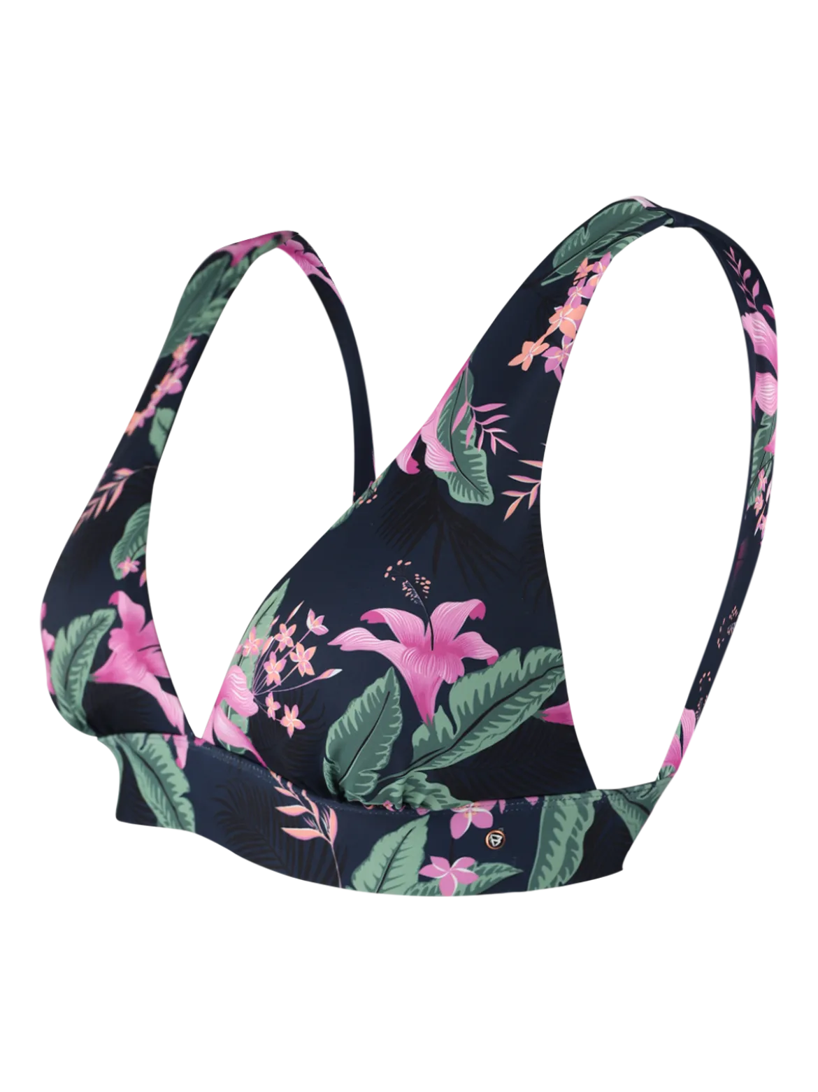 Forte-Tropicana Dames Bralette Bikini Top | Indigo Blue