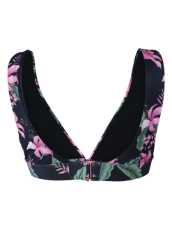 Forte-Tropicana Dames Bralette Bikini Top | Indigo Blue