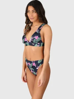 Forte-Tropicana Dames Bralette Bikini Top | Indigo Blue