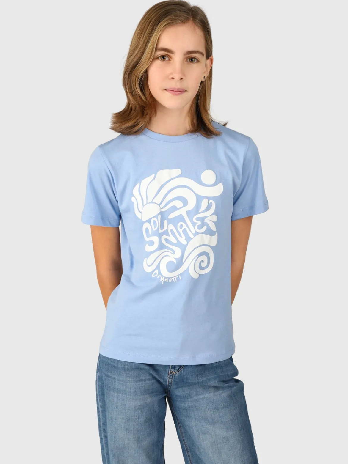 Freya Girls T-shirt | Bluebell