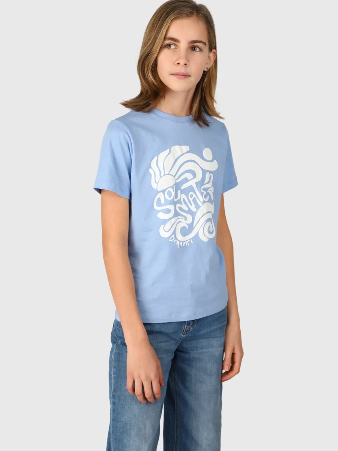 Freya Girls T-shirt | Bluebell