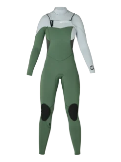 Glow Fullsuit 3/2mm Dames Wetsuit | Groen