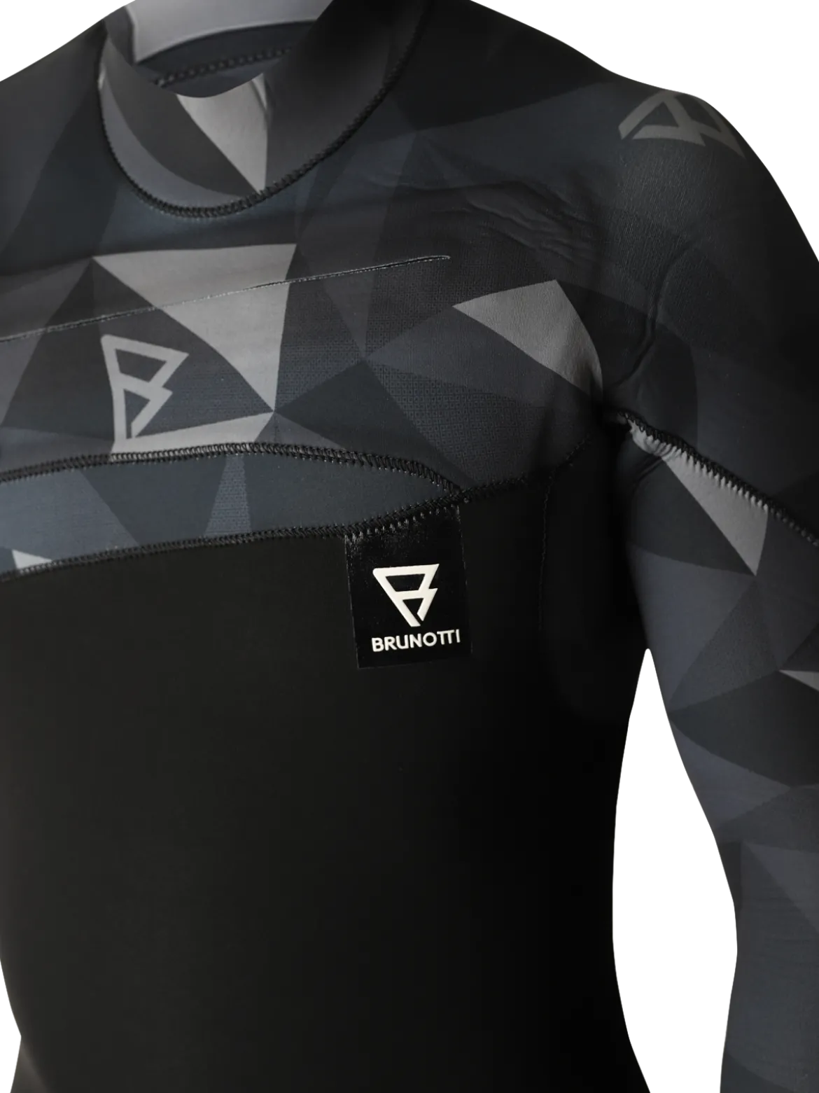 Gravity Fullsuit 5/3mm Heren Wetsuit | Zwart + Grijs