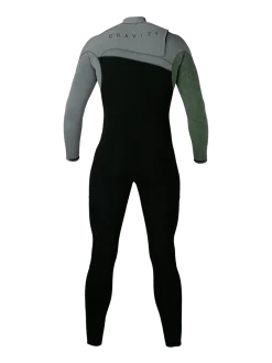 Gravity Fullsuit 5/3 mm Heren Wetsuit | Zwart