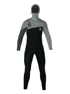 Gravity Hooded Fullsuit 6/4 mm Heren Wetsuit | Grijs