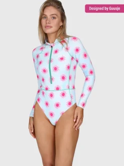 Guusje Dames Swimsuit | Blue Light