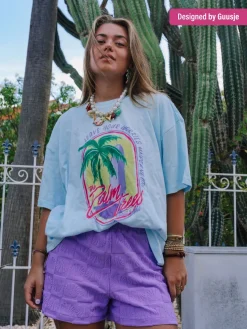 Guusje Dames T-shirt | Blue Light
