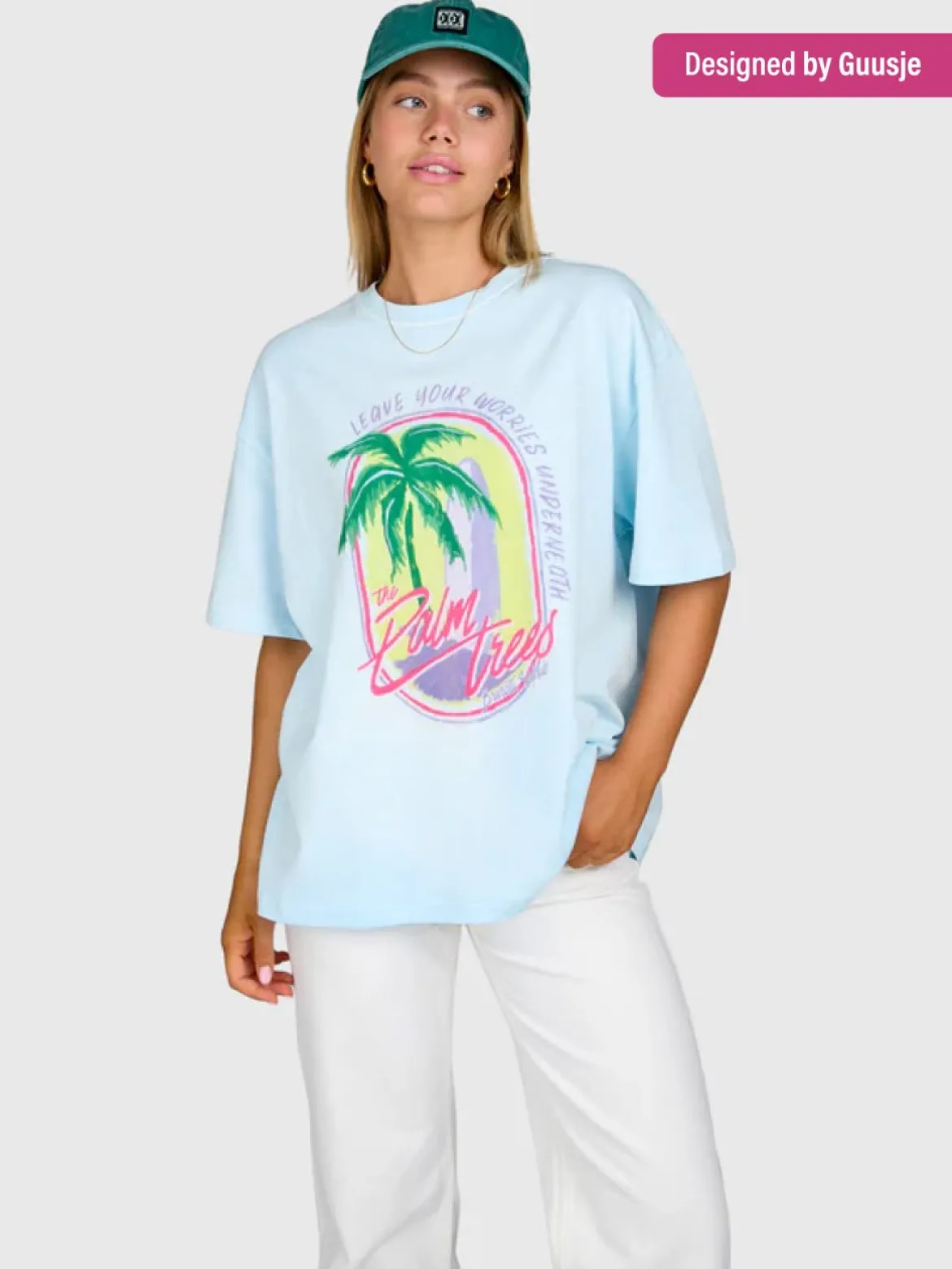 Guusje Dames T-shirt | Blue Light