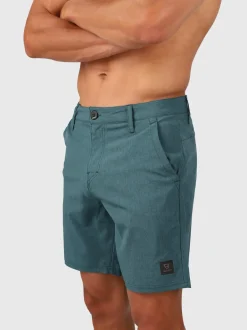 Harret Heren Hybrid Short | Groen