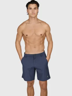 Harret Heren Hybrid Shorts | Indigo Blue