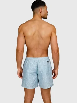 Helios-Print Heren Swim Shorts | Mist