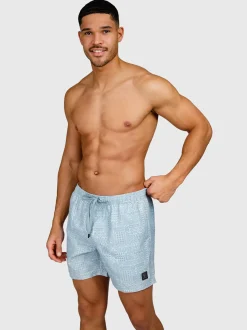 Helios-Print Heren Swim Shorts | Mist