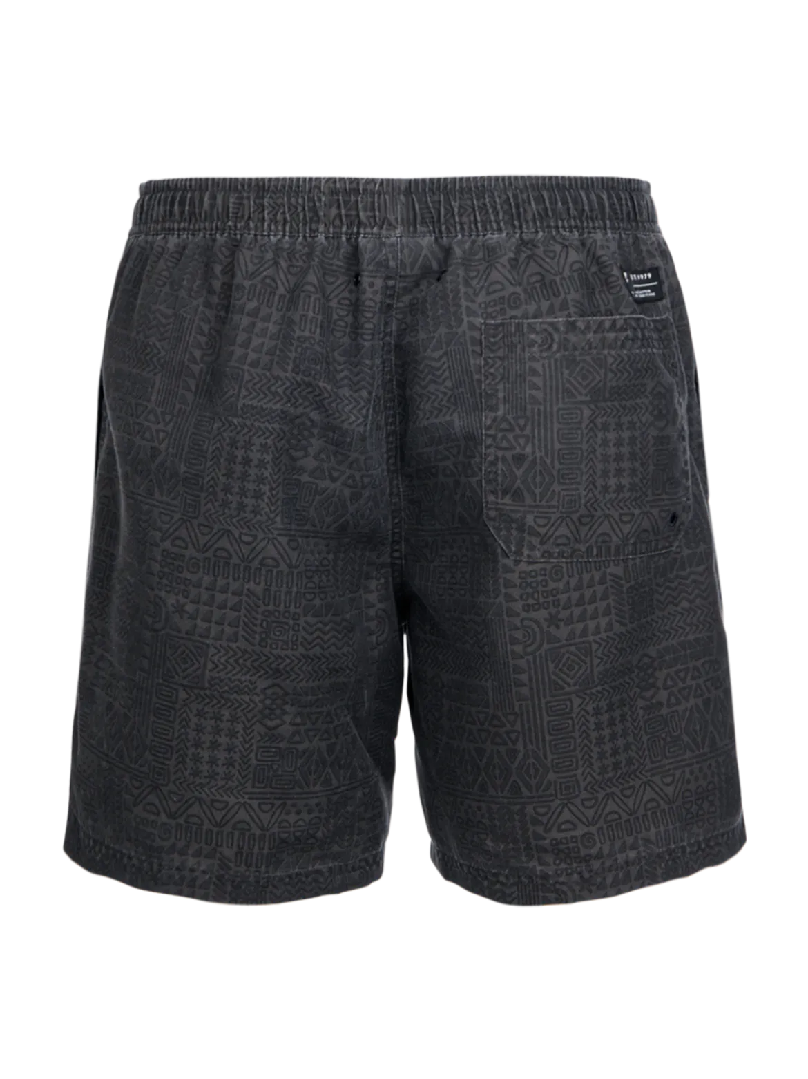 Helios-Print Heren Swim Shorts | Zwart