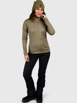 Heronne Dames Fleece | Dusky Green