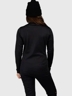 Heronne Dames Fleece | Zwart