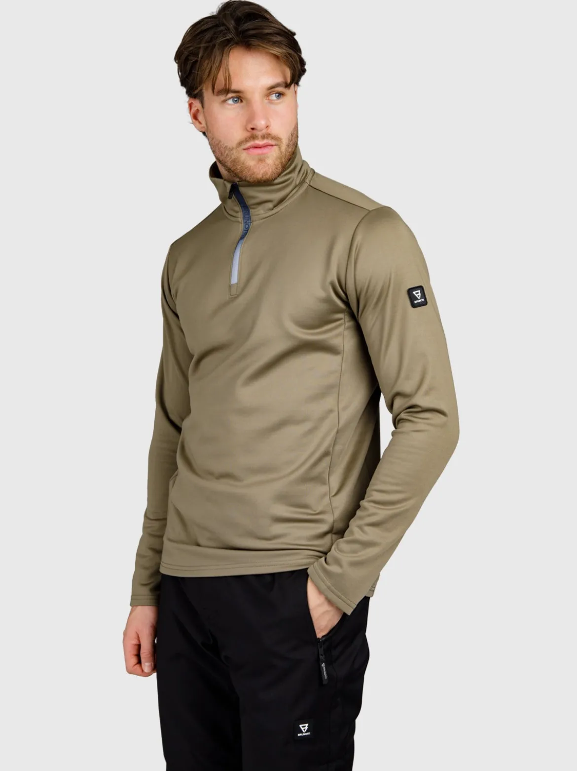 Heros Heren Fleece | Dusky Green