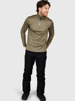 Heros Heren Fleece | Dusky Green