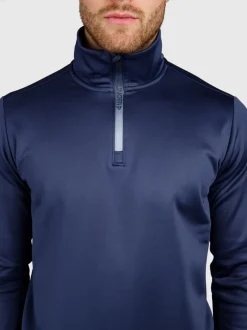 Heros Heren Fleece | Indigo Blue
