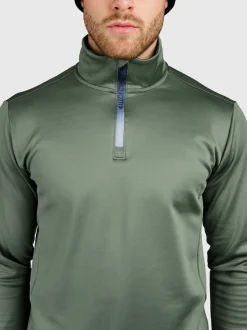 Heros Heren Fleece | Vintage Green