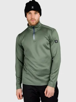 Heros Heren Fleece | Vintage Green