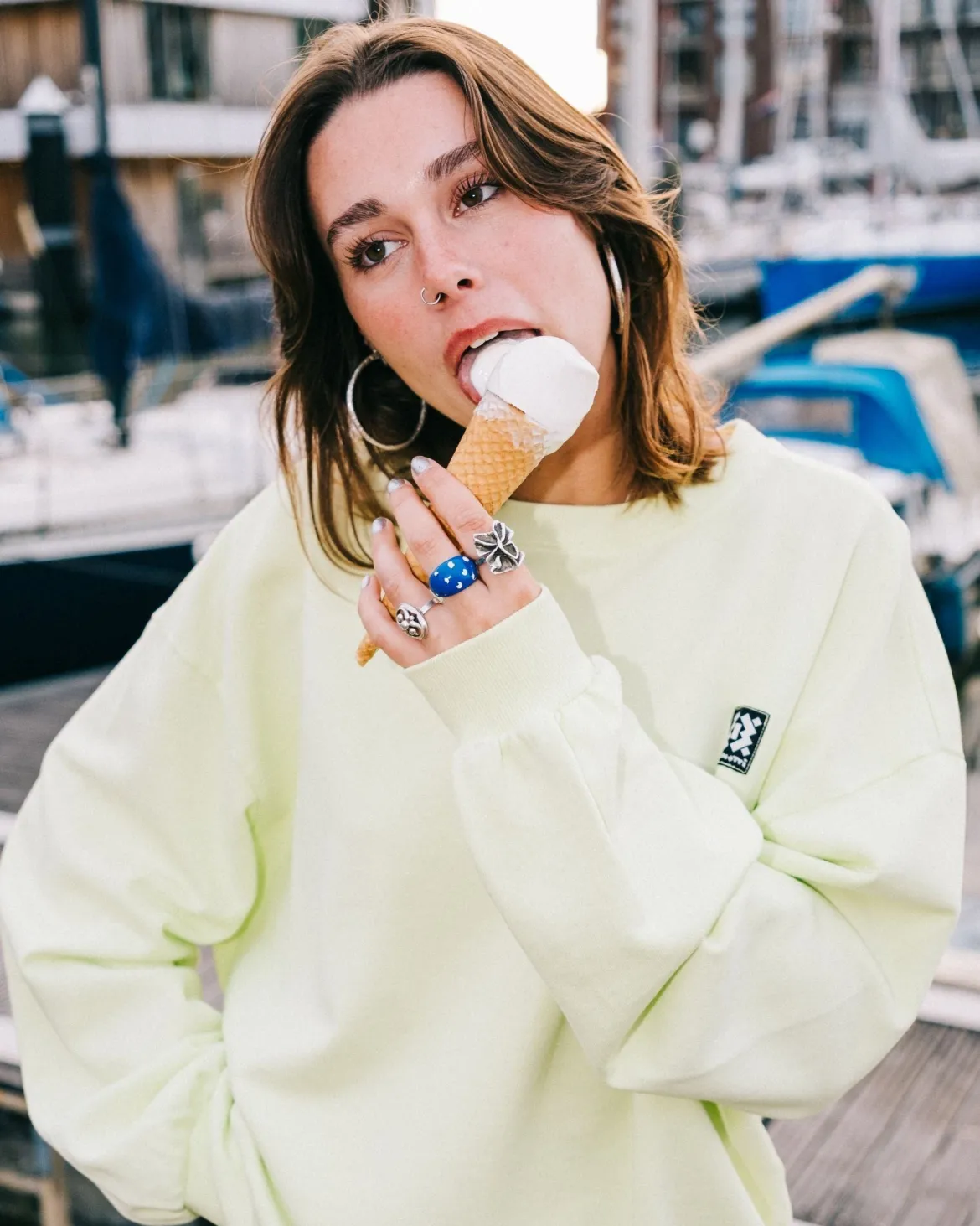 High-95 Dames Sweater | Daiquiri Green